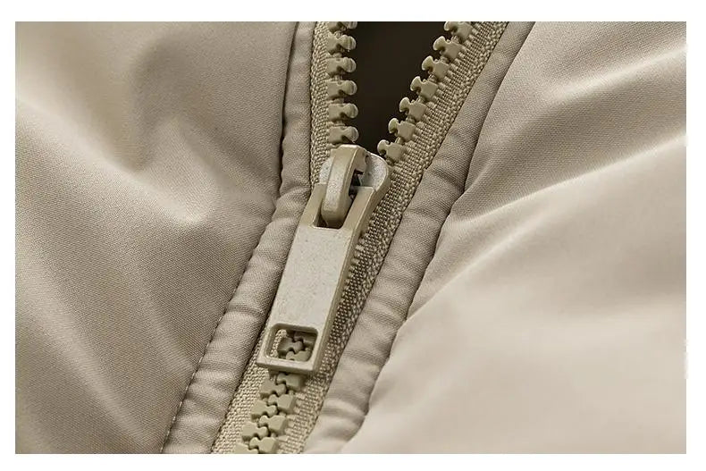 Winter Unisex Puffer Vest Thickened Warm Corduroy Windproof Outdoor Sleeveless Stand Collar Fashion Casual Cotton-Padded Coat